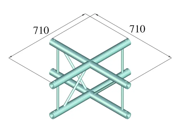 ALUTRUSS BILOCK BQ2-PAC41V 4-way cross piece 